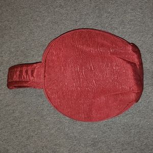 Shesido Red Fabric Cosmetic Bag